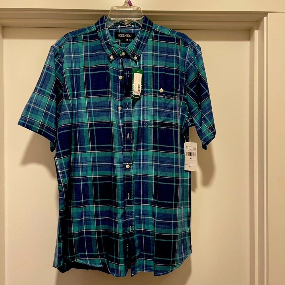 Ezekiel Davenport Yarn Dye Short Sleeve Shirt.